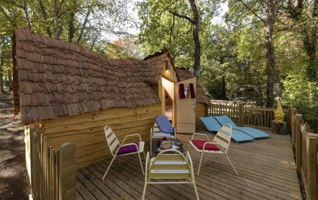 Camping Ushuaia Villages Au Bois Joli Andryes Buitenkant foto